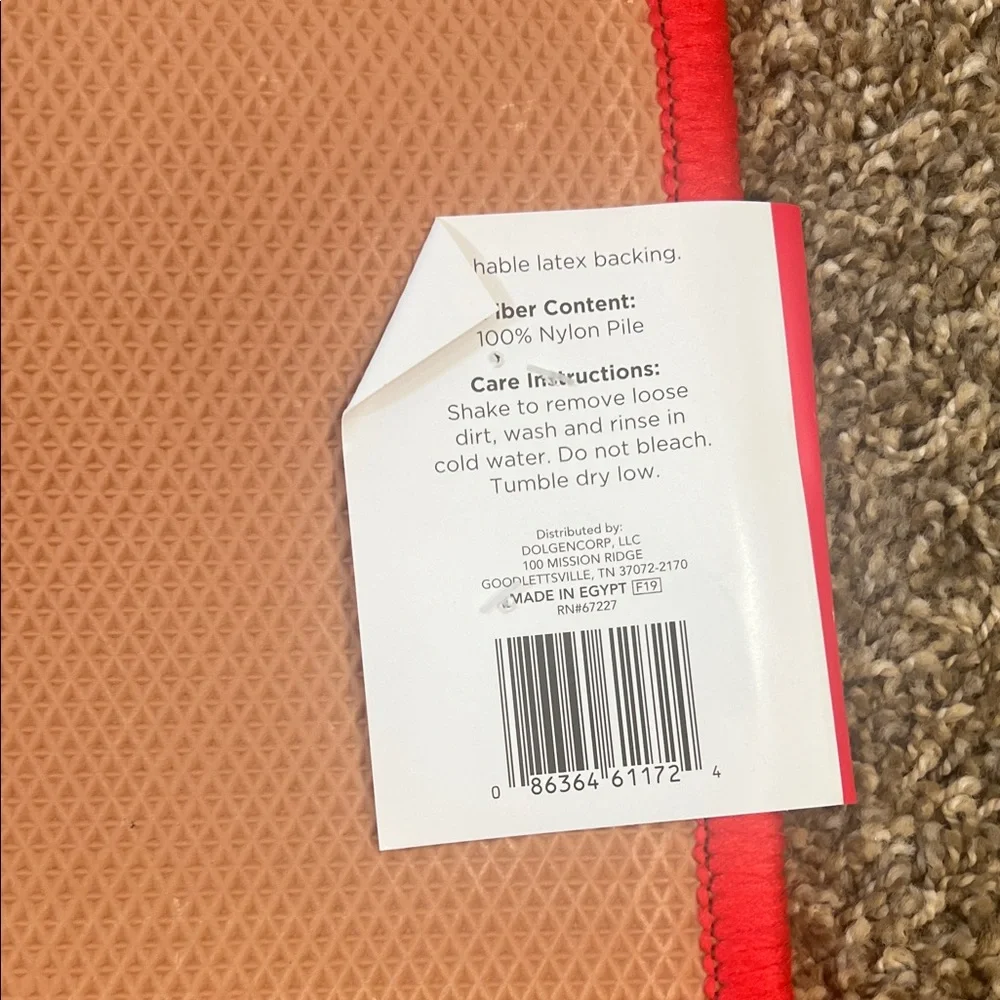 Festive Snowman Doormat - Red and White